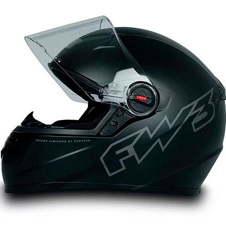 Capacete FW3 - GT Classic (56) Preto Fosco