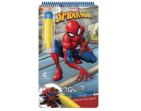 Álbum de Colorir Maleta - Homem-Aranha - Meu Poá Papelaria