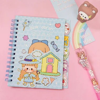 Comprar Caderno Kawaii Menor Preço