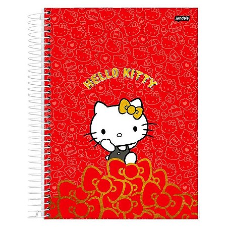 HELLO KITTY - Livro Pequeno para Colorir e 5 Lápis de Cera