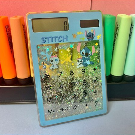 Calculadora Touch Transparente Solar - Stitch