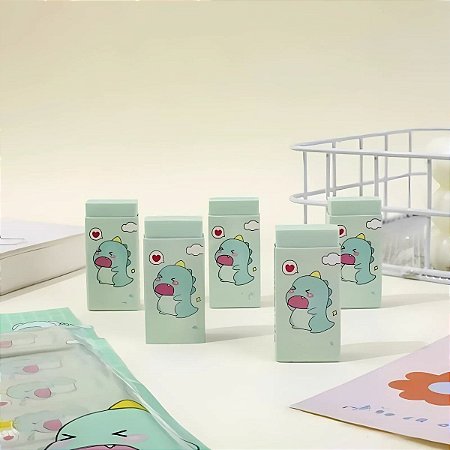 Borracha Fofa Dinossauro Kawaii