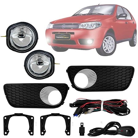 KIT FAROL DE MILHA FIAT PALIO FIRE E CELEBRATION 2008 A 2011