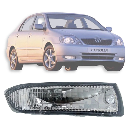 FAROL  MILHA  AUXILIAR  COROLLA  2002 A 2004 LADO DIREITO