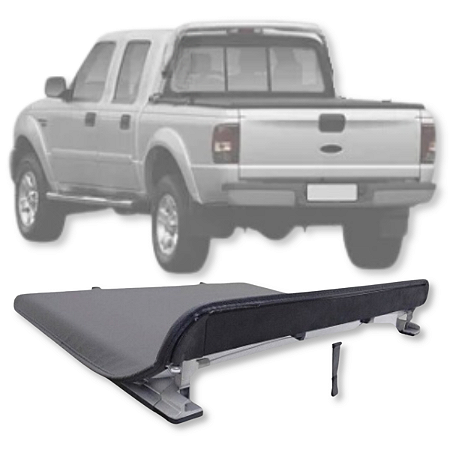 CAPOTA MARITIMA HILUX CABINE DUPLA 2002 A 2004 COM SANTO ANTÔNIO