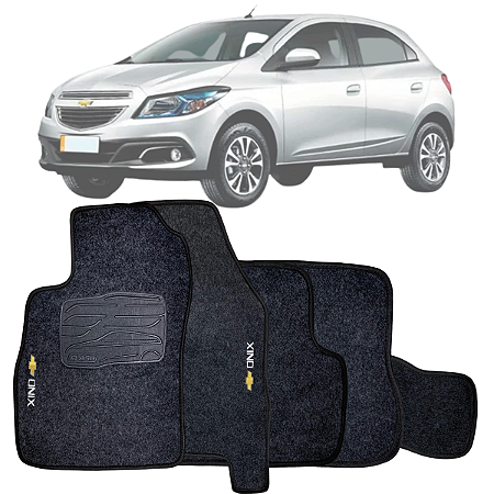 JOGO DE TAPETE CARPETE SOFT CHEVROLET ONIX 2012 A 2017 LUXO