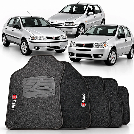 JOGO DE TAPETE CARPETE SOFT FIAT PALIO 1996 A 2013 LUXO