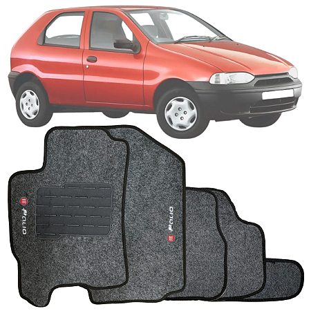 JOGO DE TAPETE CARPETE SOFT FIAT PALIO 1996 A 2013 LUXO