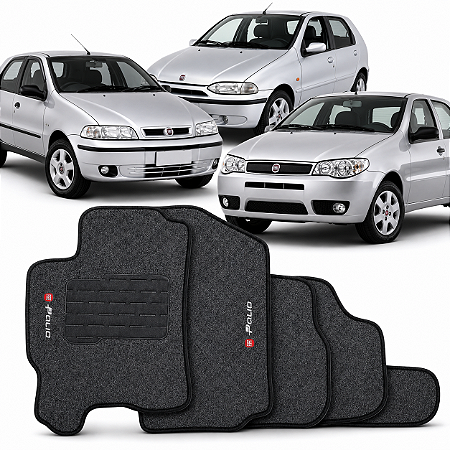JOGO DE TAPETE CARPETE SOFT FIAT PALIO 1996 A 2013 LUXO