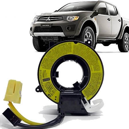 CINTA FITA AIR BAG MITSUBISHI PAJERO FULL C/ CONTROLE DE SOM