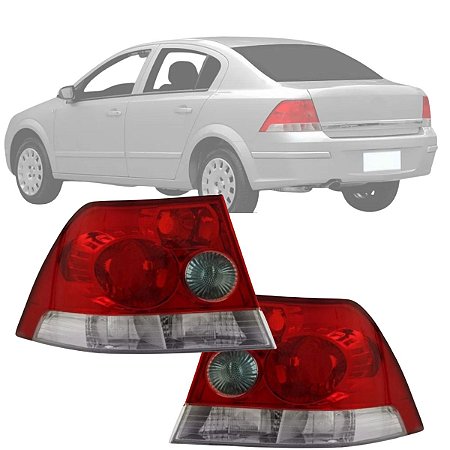 PAR LANTERNA TRASEIRA VECTRA ELITE E ELEGANCE 2006 A 2011