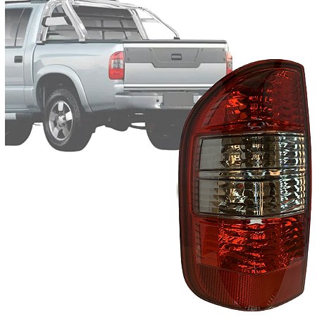 LANTERNA TRASEIRA S10 2009 A 2011 FUME LADO ESQUERDO