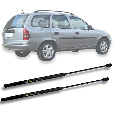 PAR AMORTECEDOR DE PORTA MALAS CORSA WAGON 1997 A 2002