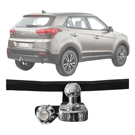 ENGATE DE REBOQUE RABICHO FIXO HYUNDAI CRETA 2017/2020 400KG