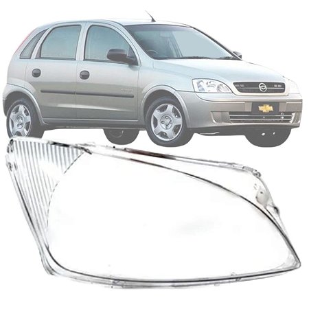 LENTE FAROL CORSA 2003/2012 PISCA LISO LADO DIREITO