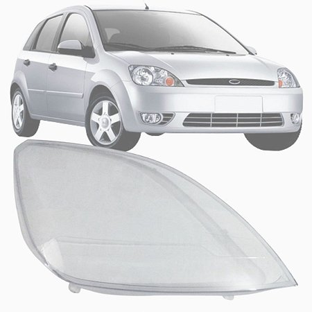 LENTE DE FAROL FORD FIESTA 2003/2007 LADO DIREITO