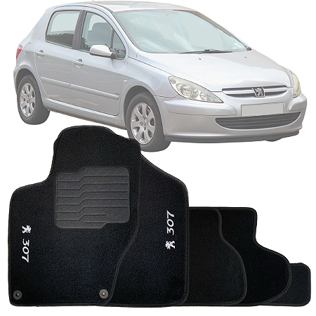 JOGO DE TAPETE CARPETE SOFT PEUGEOT 307 2002/2012 LUXO