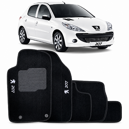 JOGO DE TAPETE CARPETE SOFT PEUGEOT 207 2007/2013 LUXO