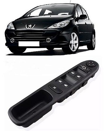 INTERRUPTOR VIDRO PEUGEOT 307 DIAN ESQ C/ BLOQ. E RETROVISOR