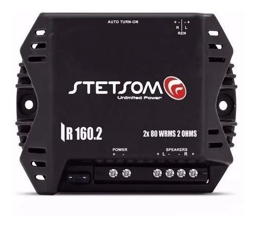 MODULO DE POTENCIA STETSOM IR160.2 DIGITAL 160W RMS 2 CANAIS