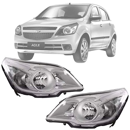 PAR FAROL AGILE 2009 A 2013 MONTANA 2009 A 2016 CROMADO
