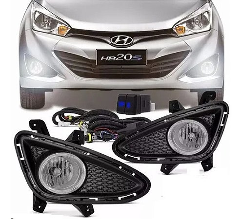 KIT FAROL MILHA NEBLINA HB20 E HB20S 2013 A 2015 BT MOD ORIG