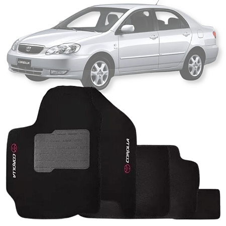 TAPETE CARPETE COROLLA 02/08 (05 PCS)
