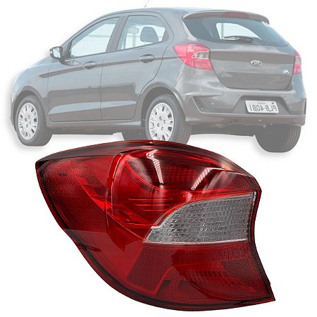 LANTERNA TRASEIRA CRISTAL KA HATCH 2019 Á 2022 LADO ESQUERDO
