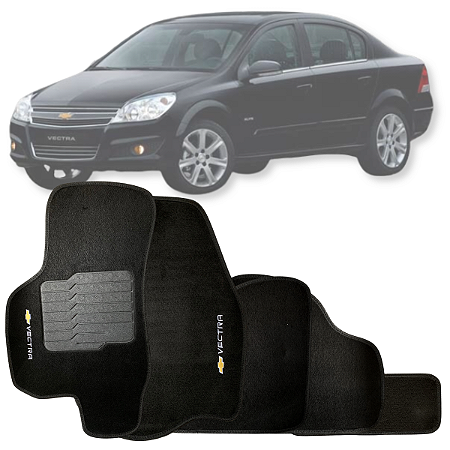 JOGO TAPETE CARPETE COMPLETO VECTRA 2007 2008 2009 2010 2011