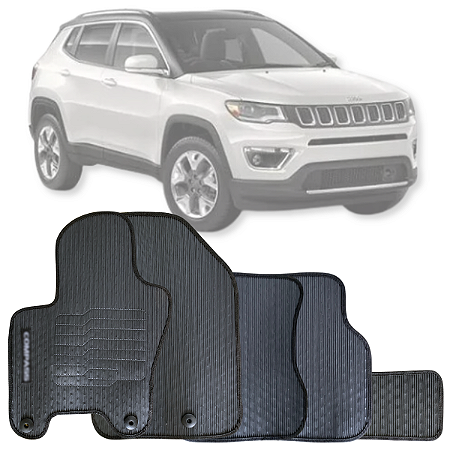 TAPETE BORRACHA PVC JEEP COMPASS 2017 2018 2019 2020 2021