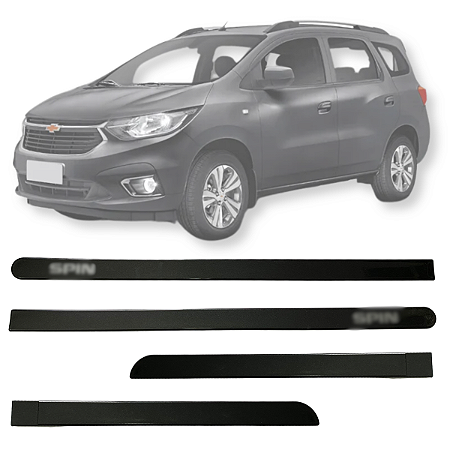 Friso Lateral Spin Chevrolet 2012 A 2020 Gm Cinza Grafite