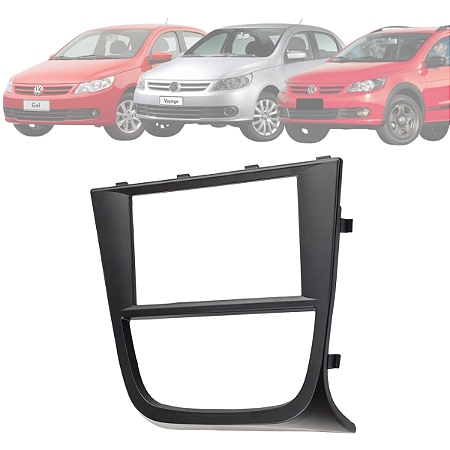 MOLDURA PAINEL GOL VOYAGE SAVEIRO G5 2008 Á 2012 2 DIN