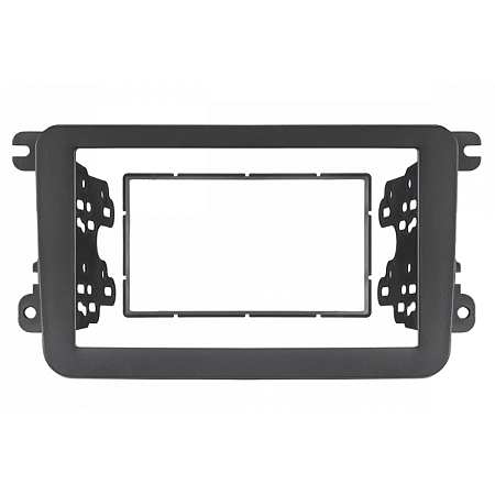 MOLDURA PAINEL GOL G7 AMAROK JETTA TIGUAN 2 DIN PRETO