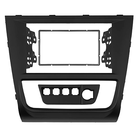 MOLDURA PAINEL ABS 2 DIN GOL VOYAGE SAVEIRO G6  PRETO 7"