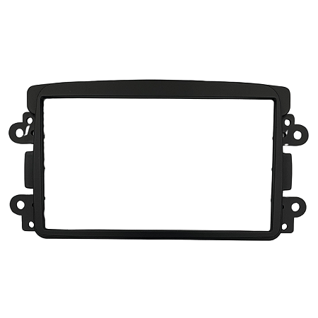 Moldura 2 Din Duster Dynam/ Sandero Expression/ Captur Preta