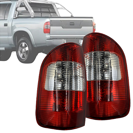 PAR LANTERNA TRASEIRA S10 2009 Á 2012 BICOLOR LADO L/R