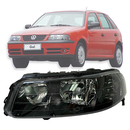 FAROL FOCO DUPLO FUME C/CHAPEU GOL 1999 Á 2005 GIII LE