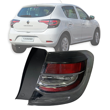 LANTERNA TRASEIRA FUME CANTO SANDERO 2020 Á 2025 LD DIREITO