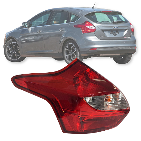 LANTERNA TRASEIRA FOCUS 2014 Á 2015 HATCH LADO ESQUERDO