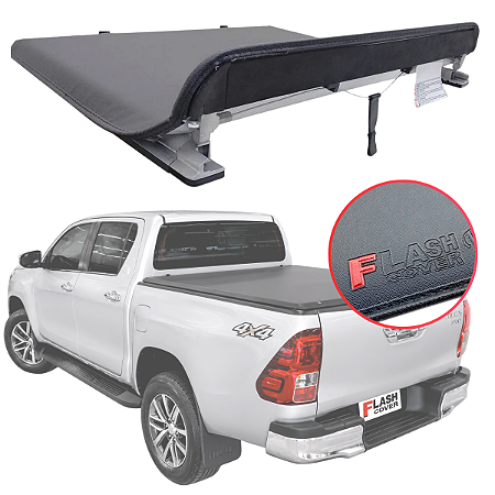 CAPOTA MARÍTIMA HILUX CABINE DUPLA 2016 Á 2025 FLASH FORCE