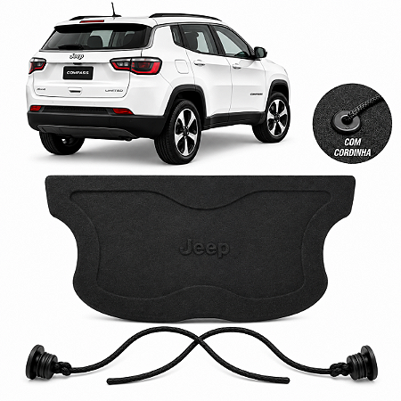 TAMPÃO TAMPA PORTA MALAS BAGAGIO JEEP COMPASS 2016 A 2021