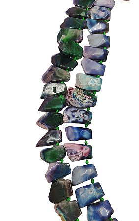 Ágata Colorida - Chapa Degradê