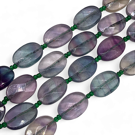 Fluorita Oval Facetada