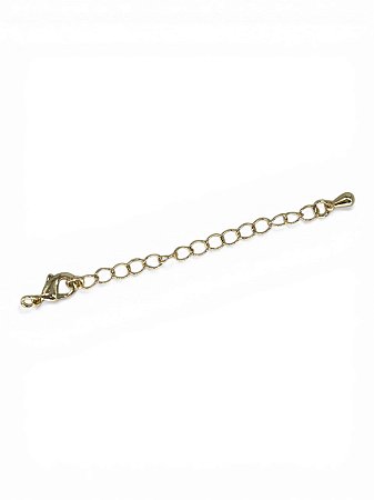 Fecho Lagosta com Extensor Gota Dourado