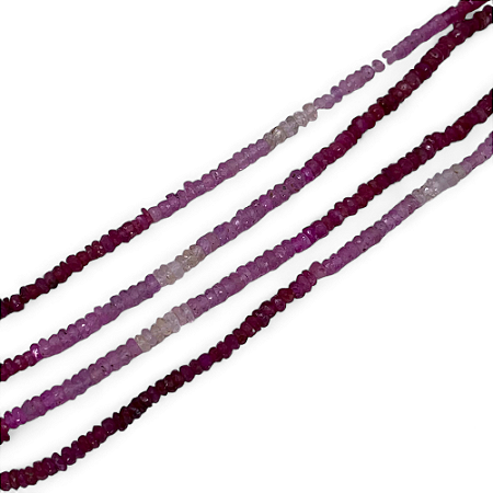Rubi Micro Rondel Facetado 2mm