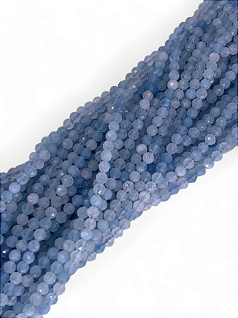 Água Marinha Micro Esfera Facetada 4mm