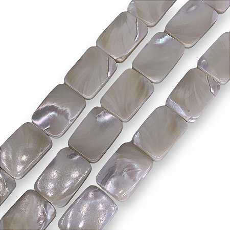 Madrepérola Retangular 25x18mm