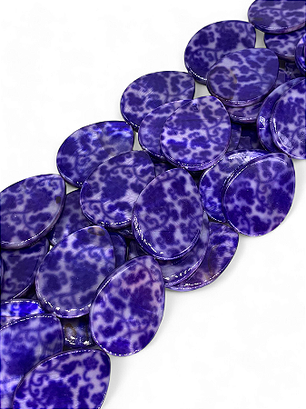 Madrepérola Estampada Azul Gota Chapa
