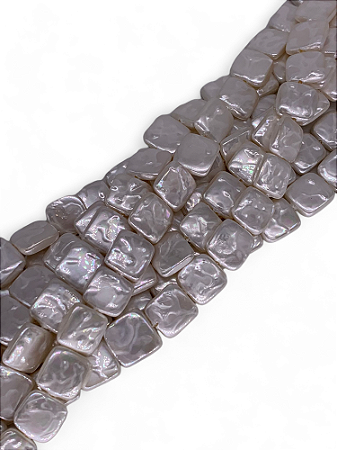Pérola Shell Quadrada 12mm
