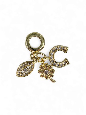Berloque Sorte Banhado a Ouro